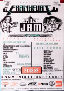 SPRINGJAM 1992 Plakat