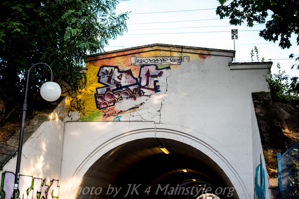 Aktuelle Graffiti, Streetart Motive, Offenbach, 2015, ehemaliger EGU Tunnel.